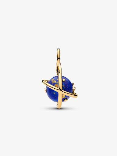 Charm Colgante Planeta Azul Celestial Giratorio