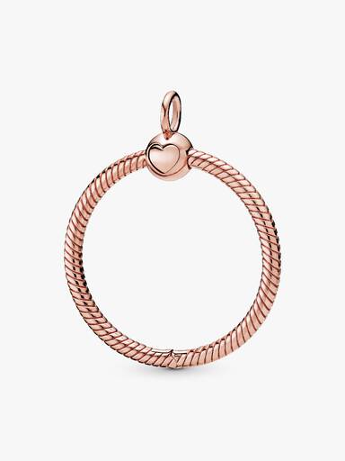 Medium 14k rose gold-plated O Pendant