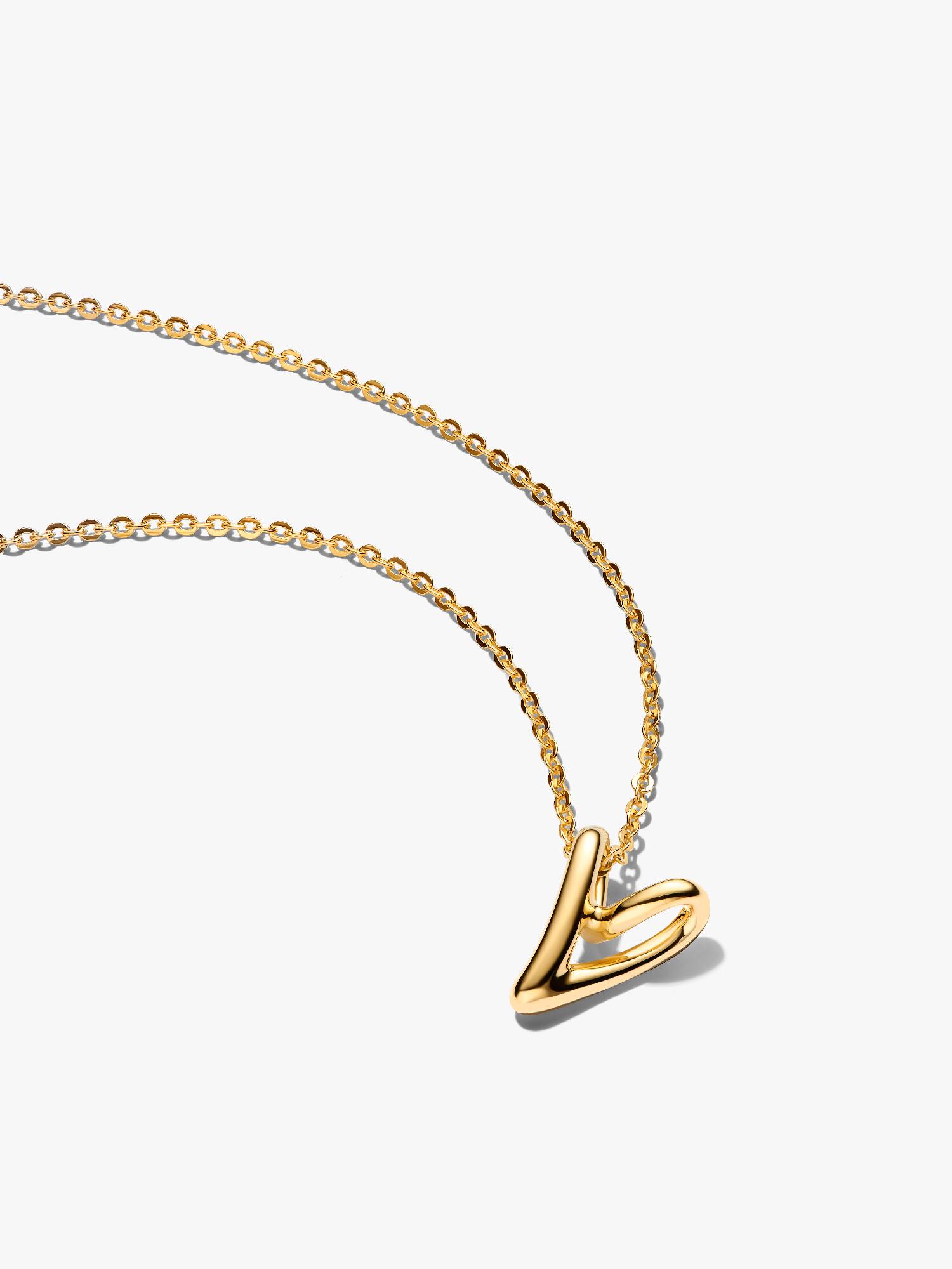 Collar con dije pequeño Corazón de forma orgánica