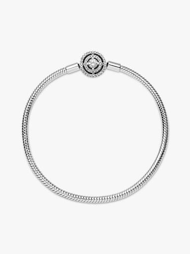 Brazalete Pandora Moments Cadena De Serpiente Halo 16 cm
