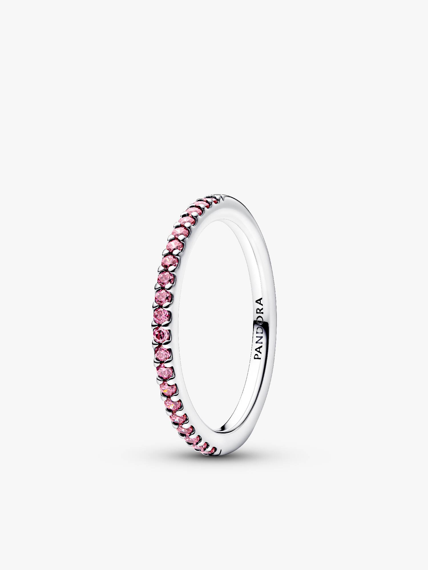 Anillo de Banda  Brillante Rosa