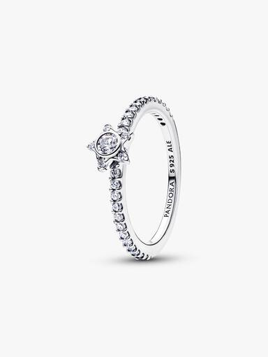 Anillo Pavé Estrella Brillante