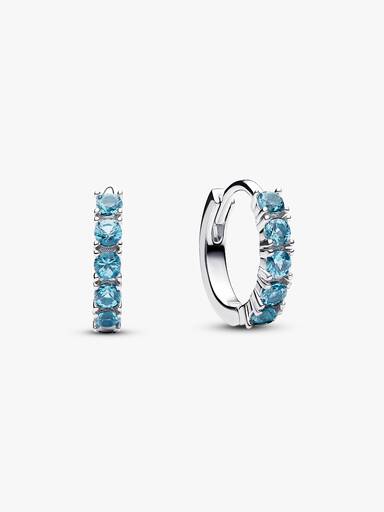 Aros Huggie Azul Claro