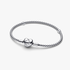 Brazalete de Cadena de Tachuelas con Cierre de Corazón Brazalete de Cadena de Tachuelas con Cierre de Corazón