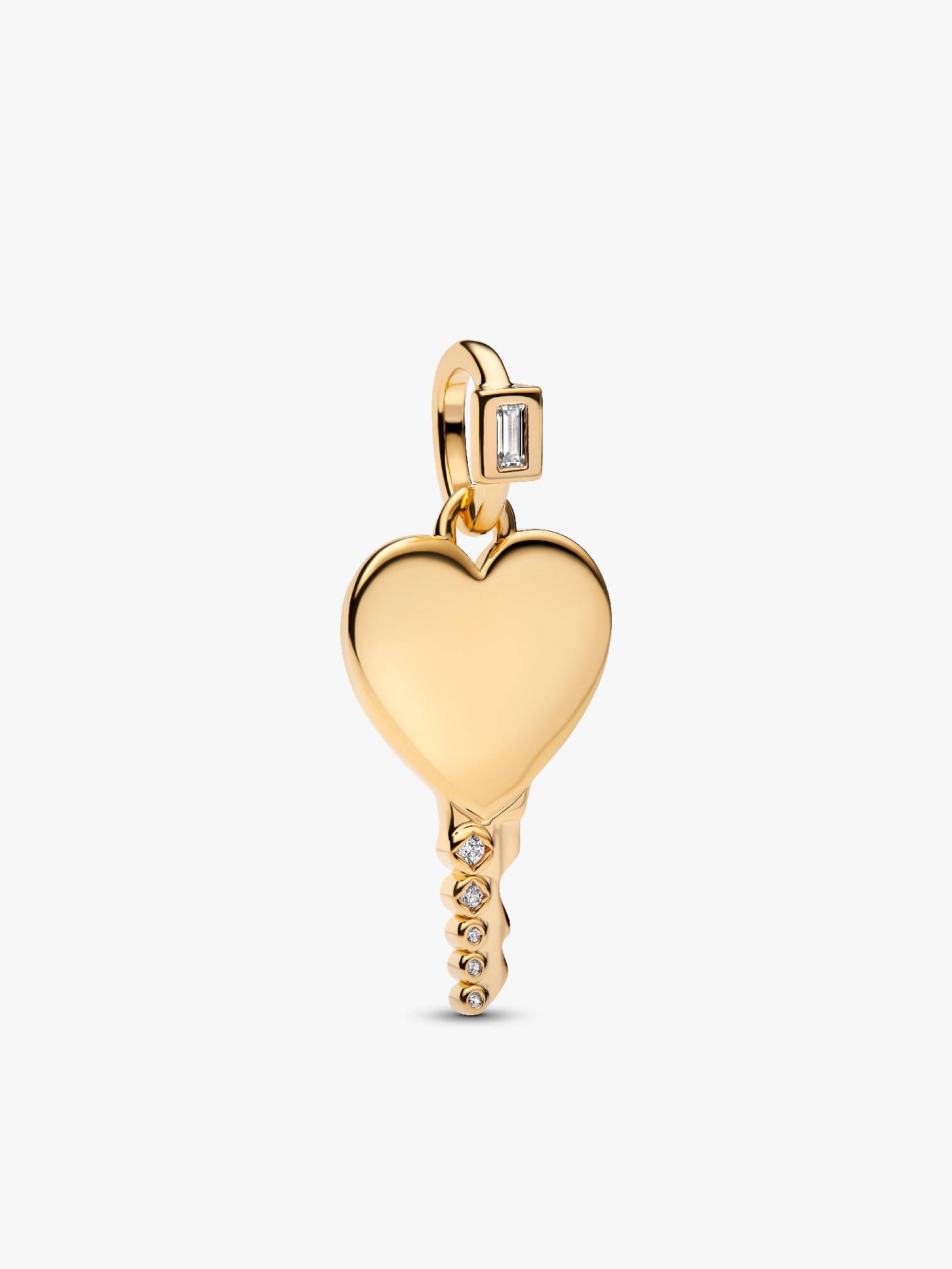 Colgante llave de Corazón Grabable