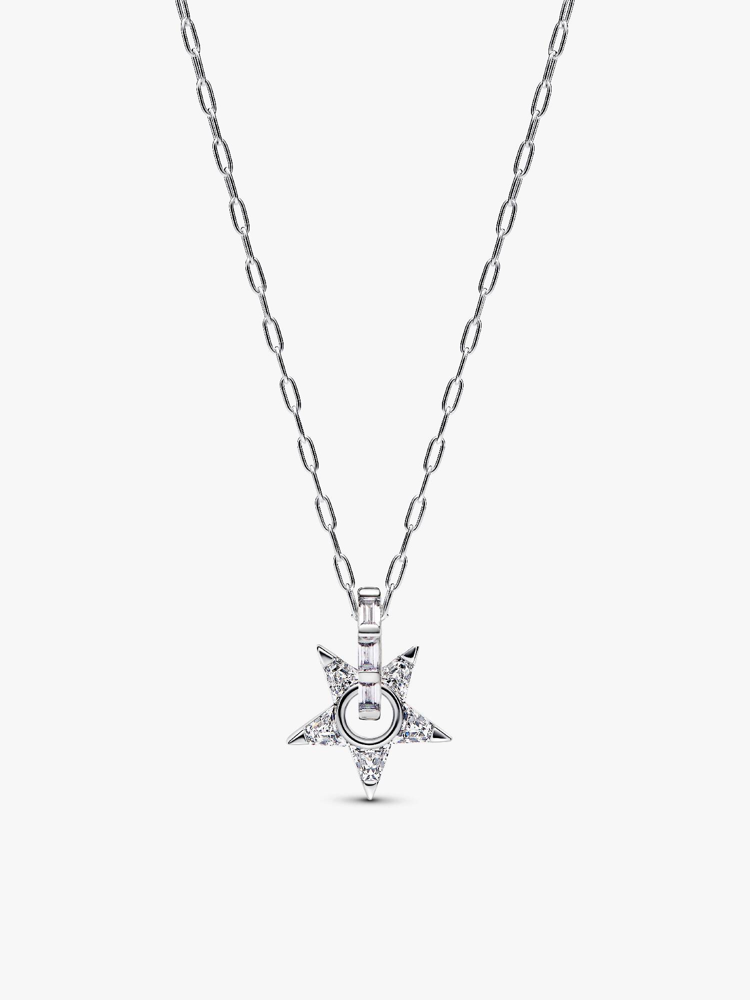 Collar con pendiente Stella brillante calada