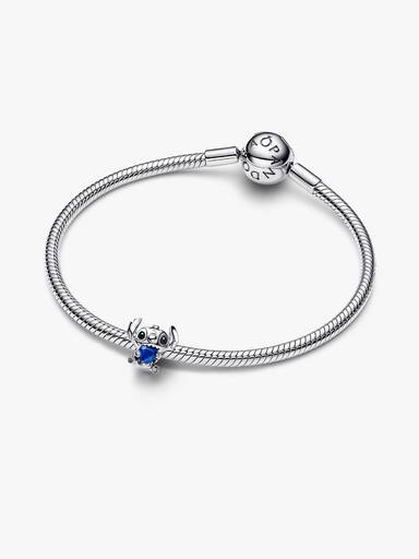 Charm Corazón Azul Stitch de Disney