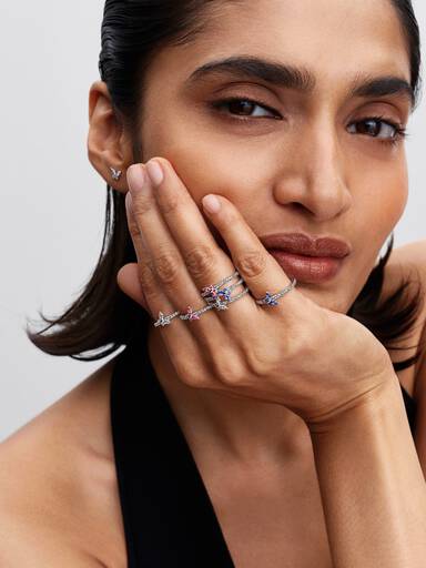 Anillo Mariposa Brillante