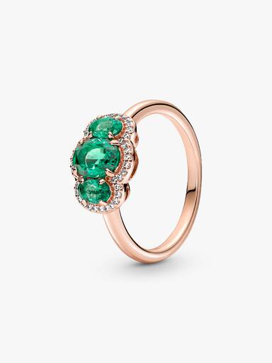 Anillo clásico Tres piedras