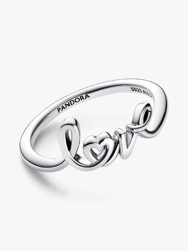 Anillo Love Escrito a Mano
