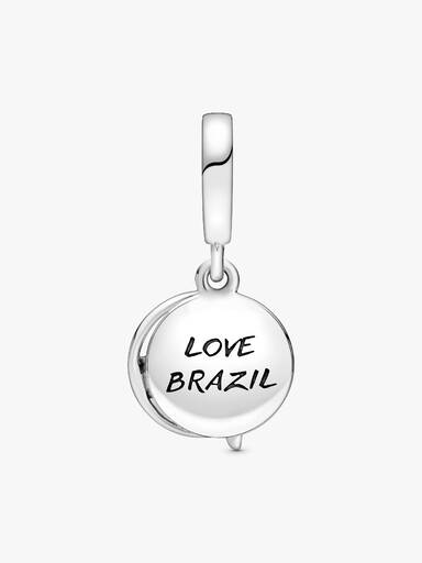 Charm Colgante Playa y Perico de Brasil