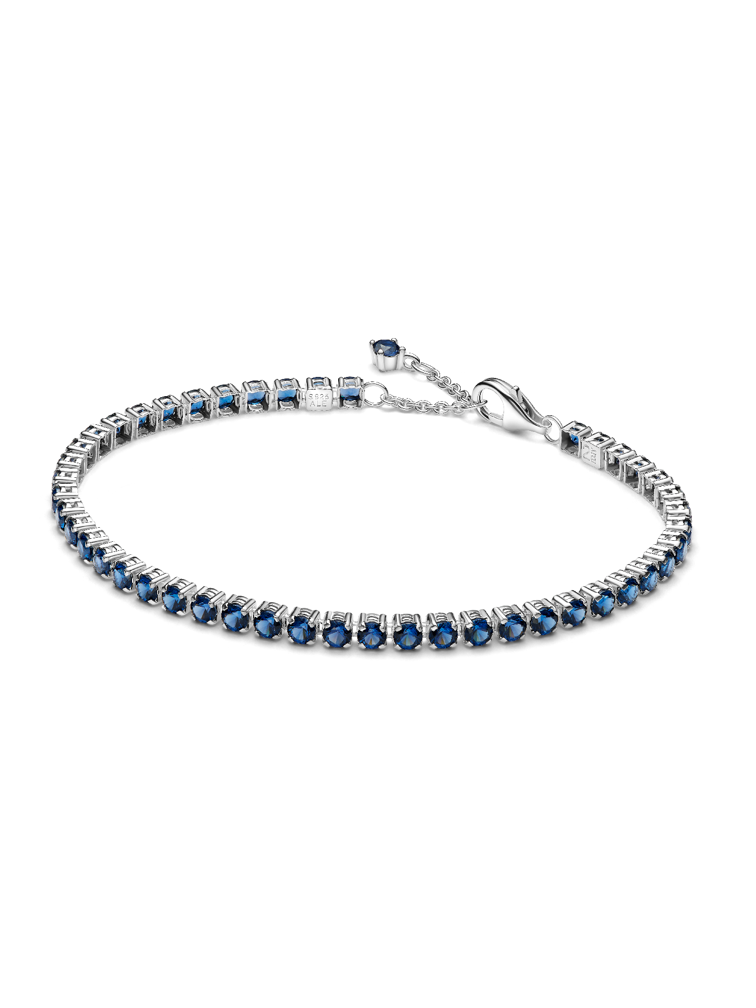 Brazalete Tenis Azul Brillante