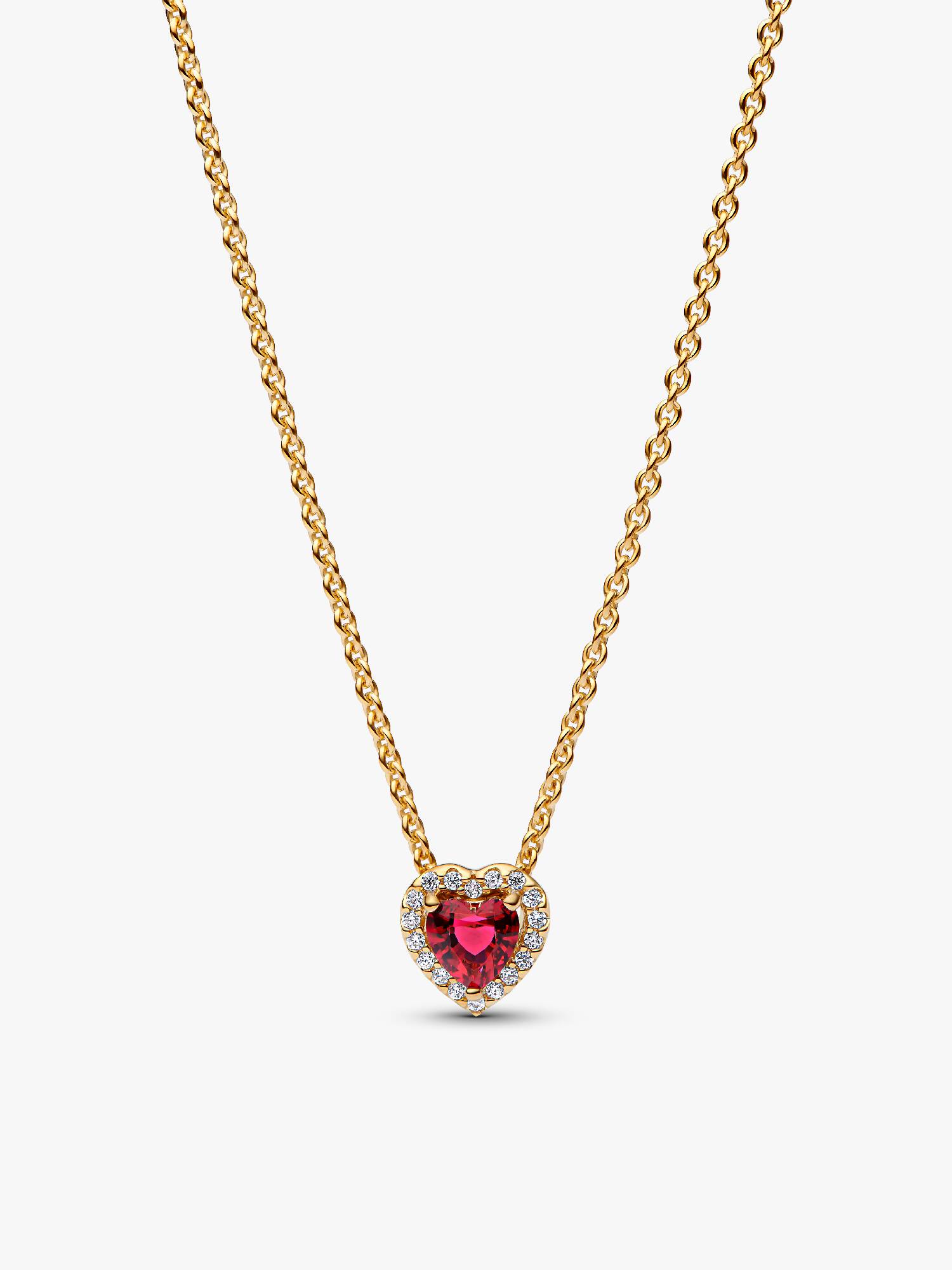 Collar corazón elevado