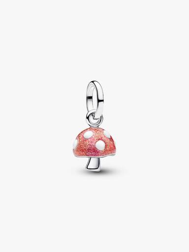 Charm colgante hongo que brilla en la oscuridad