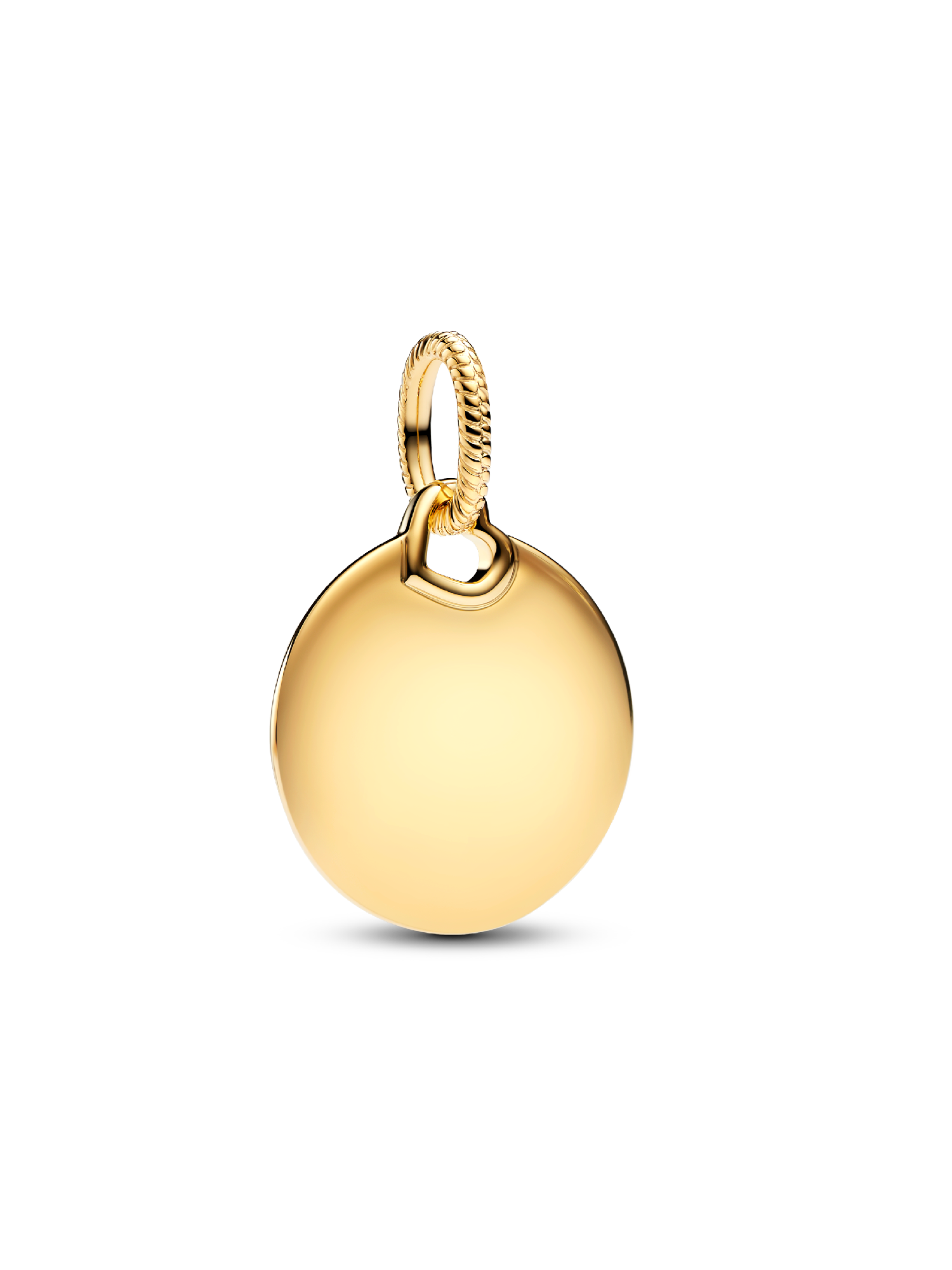 Charm colgante placa redonda grabable