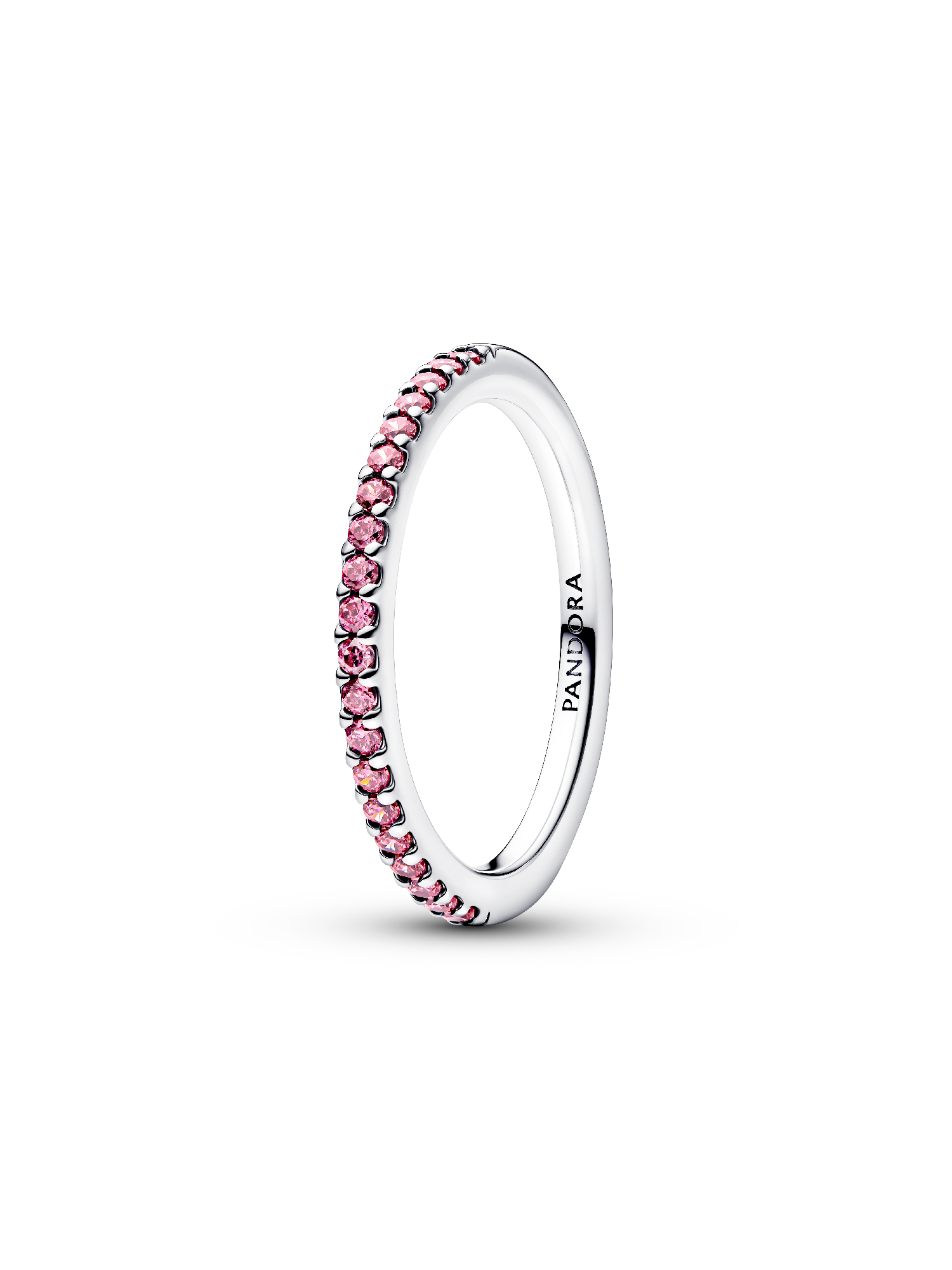 Anillo de Banda  Brillante Rosa
