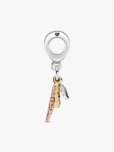 Charm Colgante Espiritualidad Jamsa, Ojo que Todo lo Ve y Pluma Talla única
