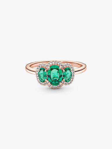 Anillo clásico Tres piedras