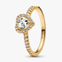 Anillo Corazón Elevado Dorado Anillo Corazón Elevado Dorado