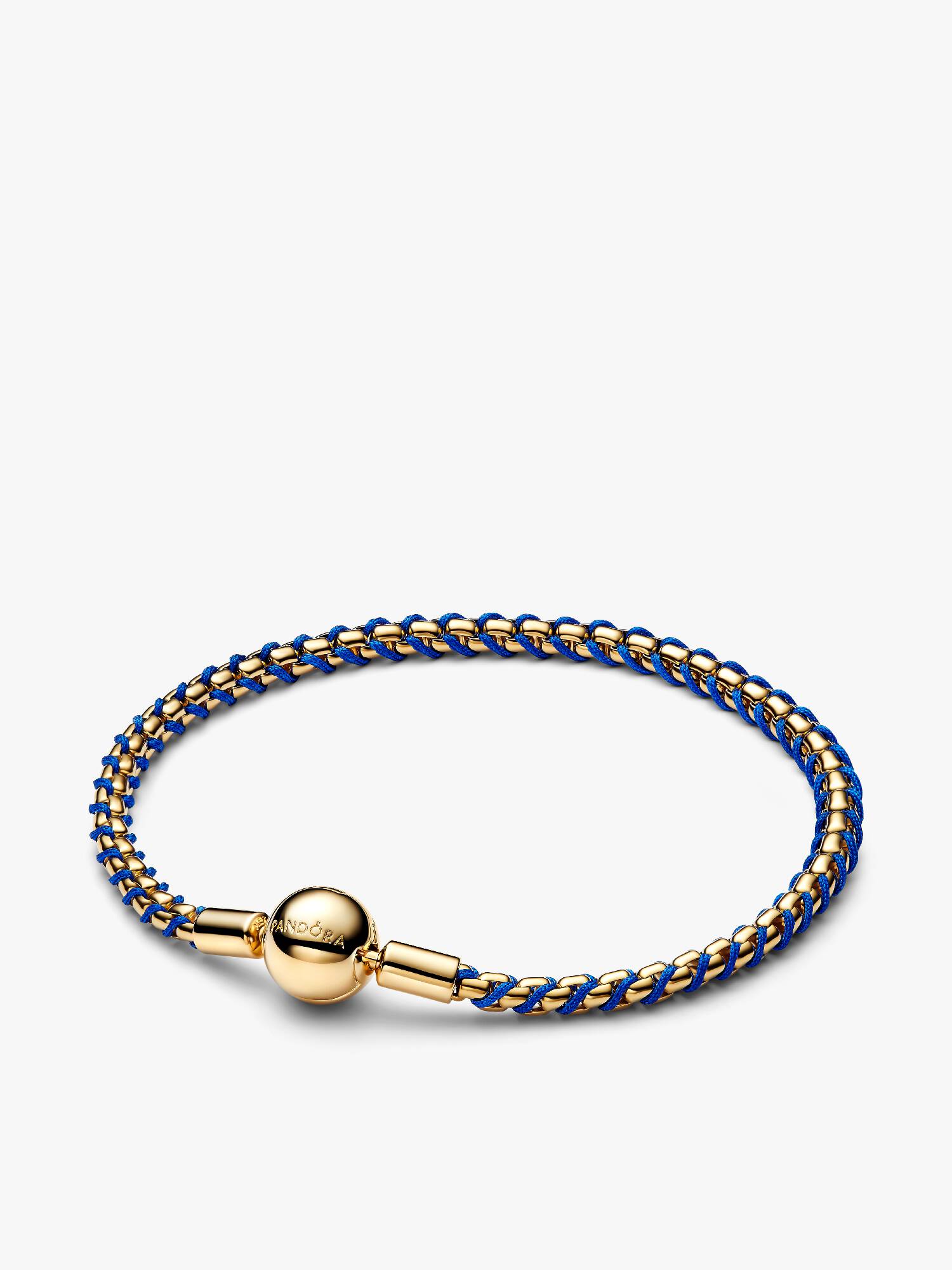 Brazalete de Cadena de  Cordón Azul