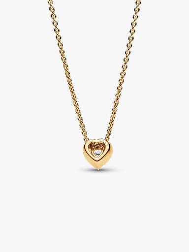 Collar Corazón Brillante