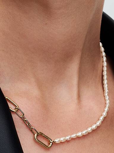 Collar Fino Perlas Cultivadas de Agua Dulce Pandora ME