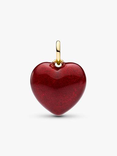 Charm Colgante Corazón Inflado Rojo