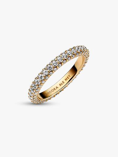 Anillo Fila en Pavé