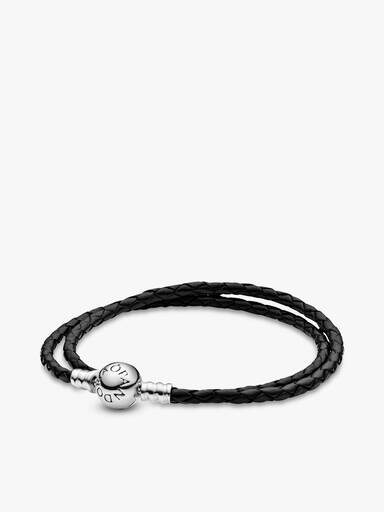 Set Pulsera de Cuero y Charm Argentina 2026 Brillante