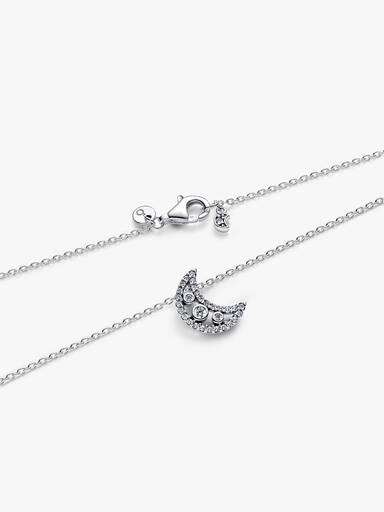 Collar con dije Luna creciente