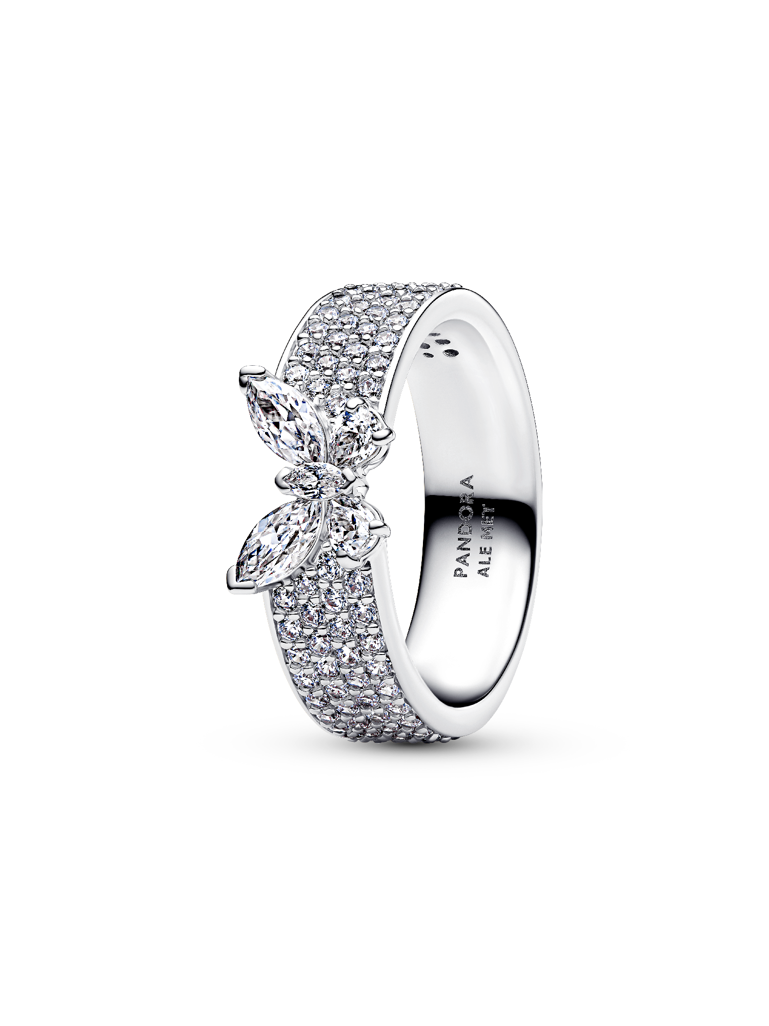 Anillo Brillante Mariposa audaz