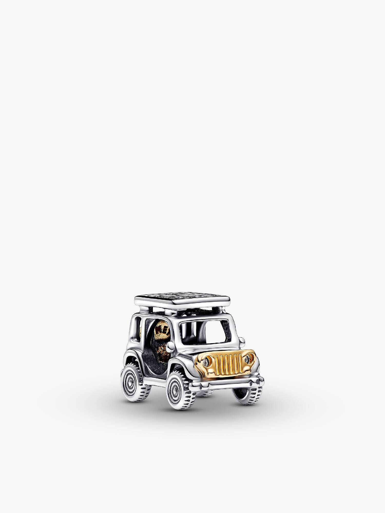 Charm Coche Aventuras en Dos Tonos Talla única