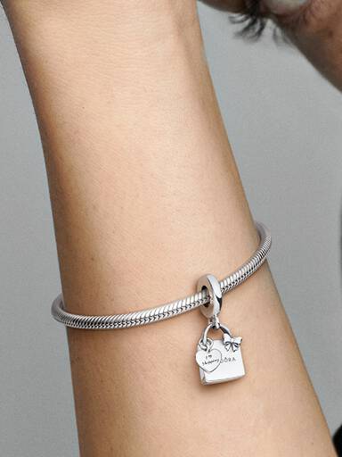 Charm Colgante Bolsa De Compras Pandora Talla única