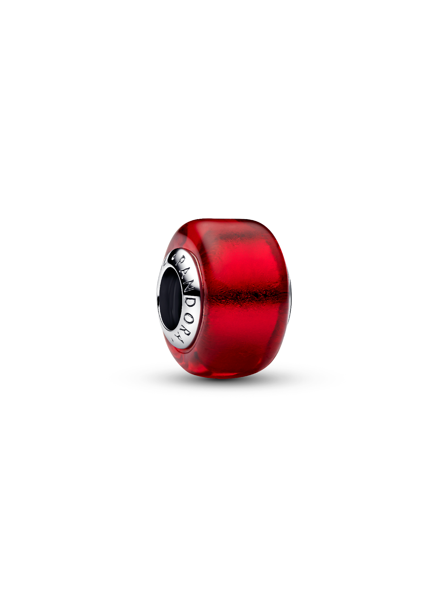 Charm de cristal de Murano rojo