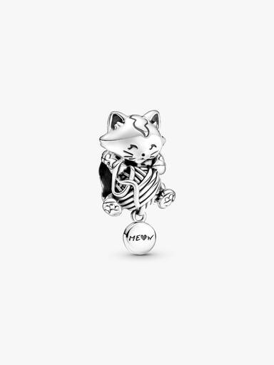Charm Gatito Y Bola De Estambre