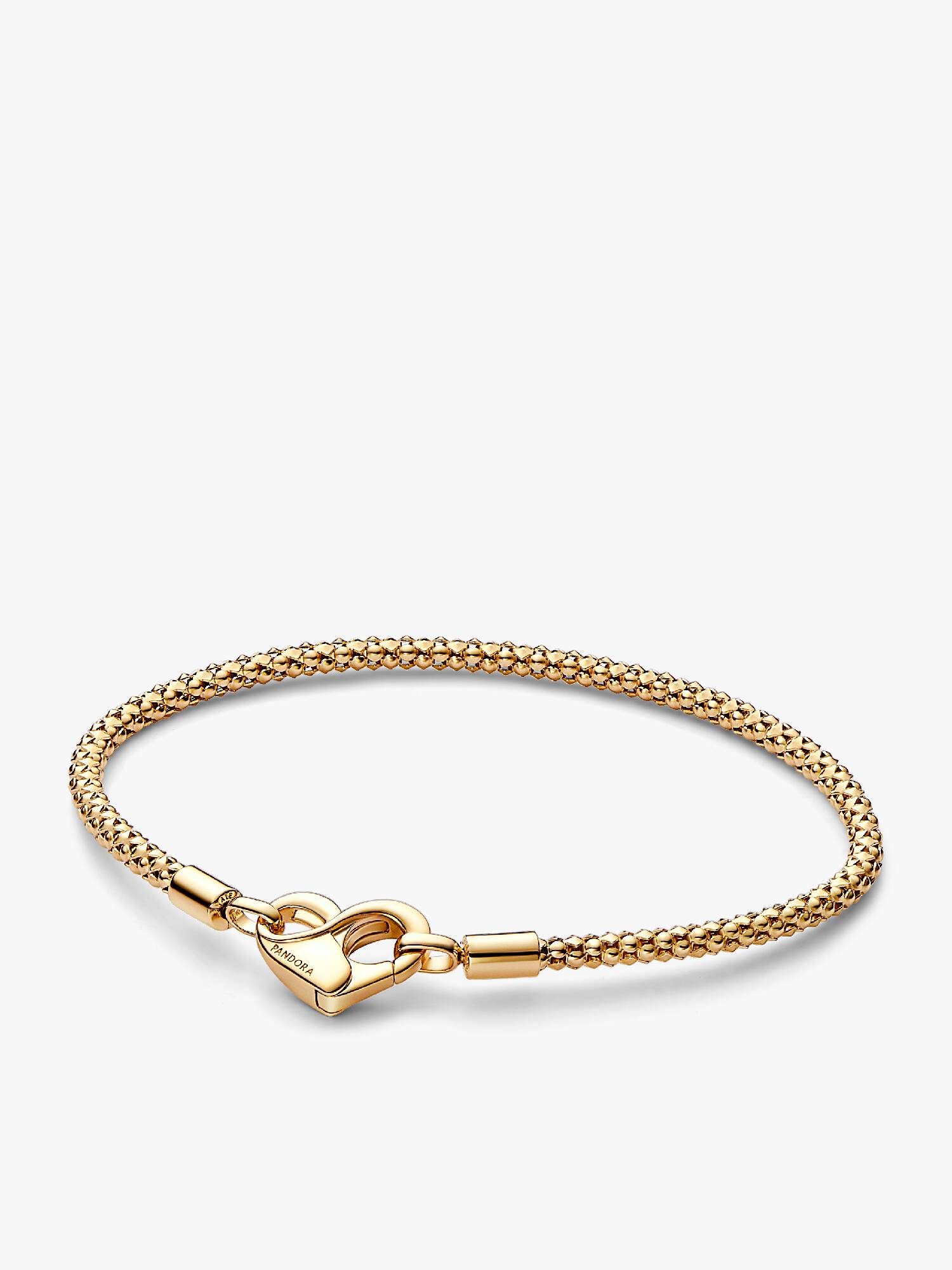 Pulsera Cadena con Tachuelas Pandora Moments Bañado en Oro de 14k