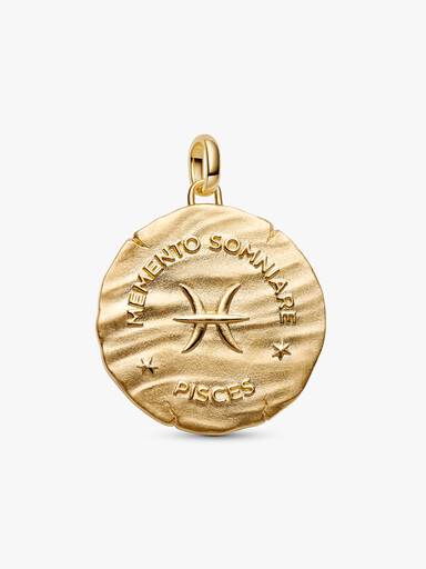 Charm Medallón grande signo del zodíaco Piscis