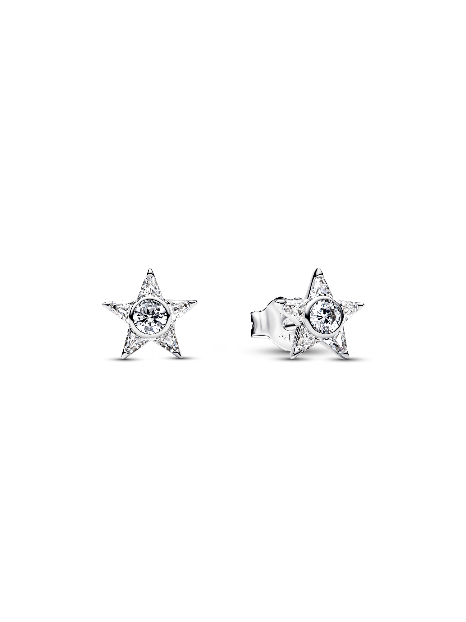 Aros de Botón Estrella Brillante 