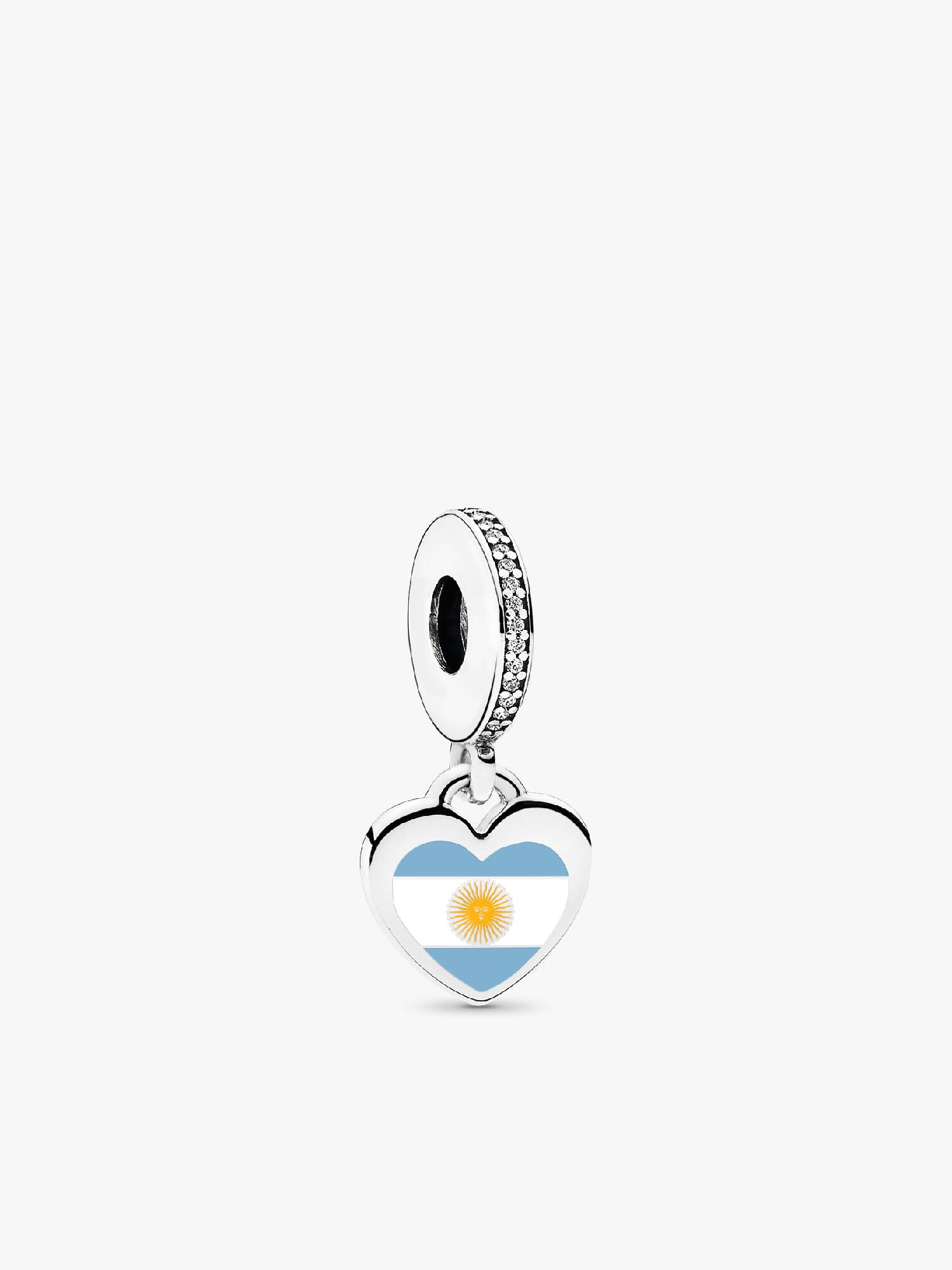 Charm Colgante Corazón Argentina