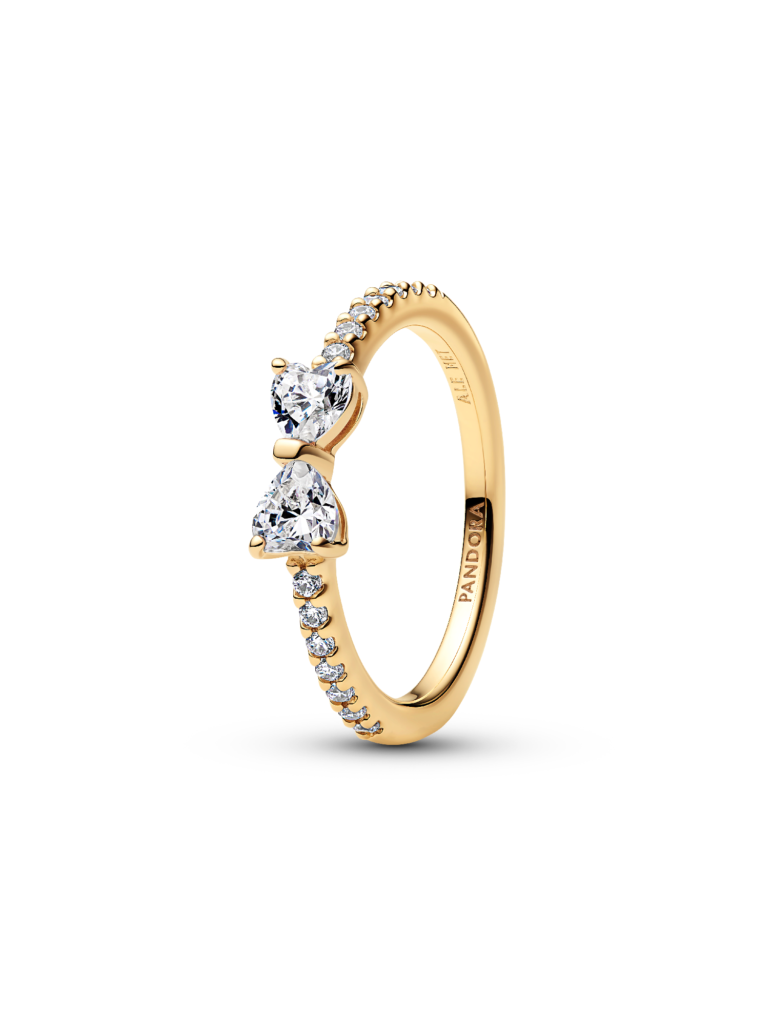 Anillo Lazo Brillante Transparente