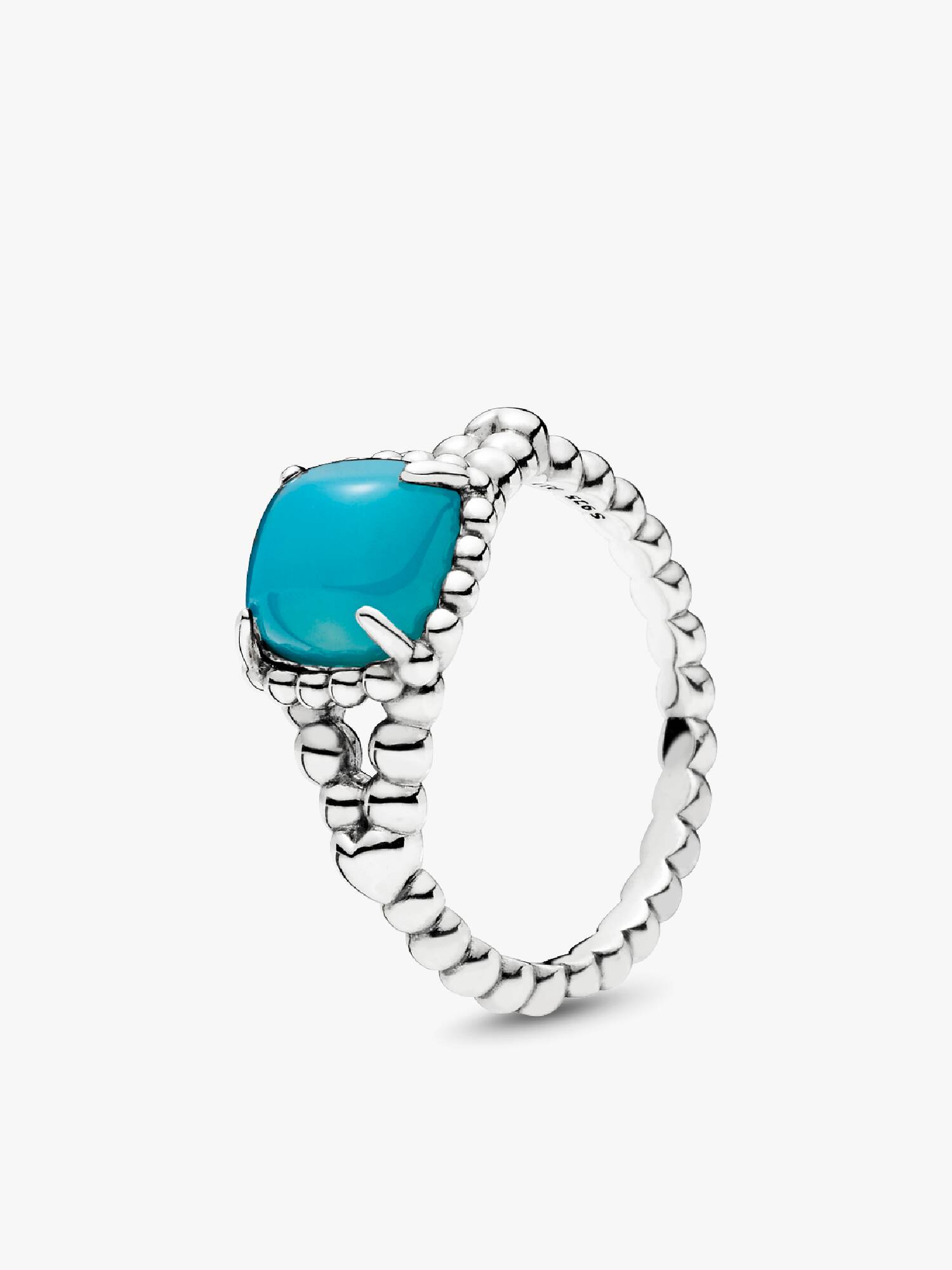 Anillo Espíritu Vibrante, Cristal Azul Scuba