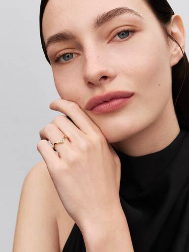 Anillo Baguette Tiara