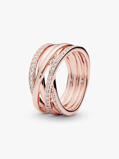 Anillo Brillos Alternos 56