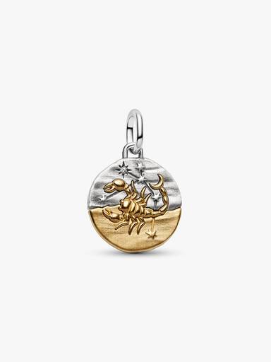 Charm Medallón del Signo del Zodiaco Escorpio