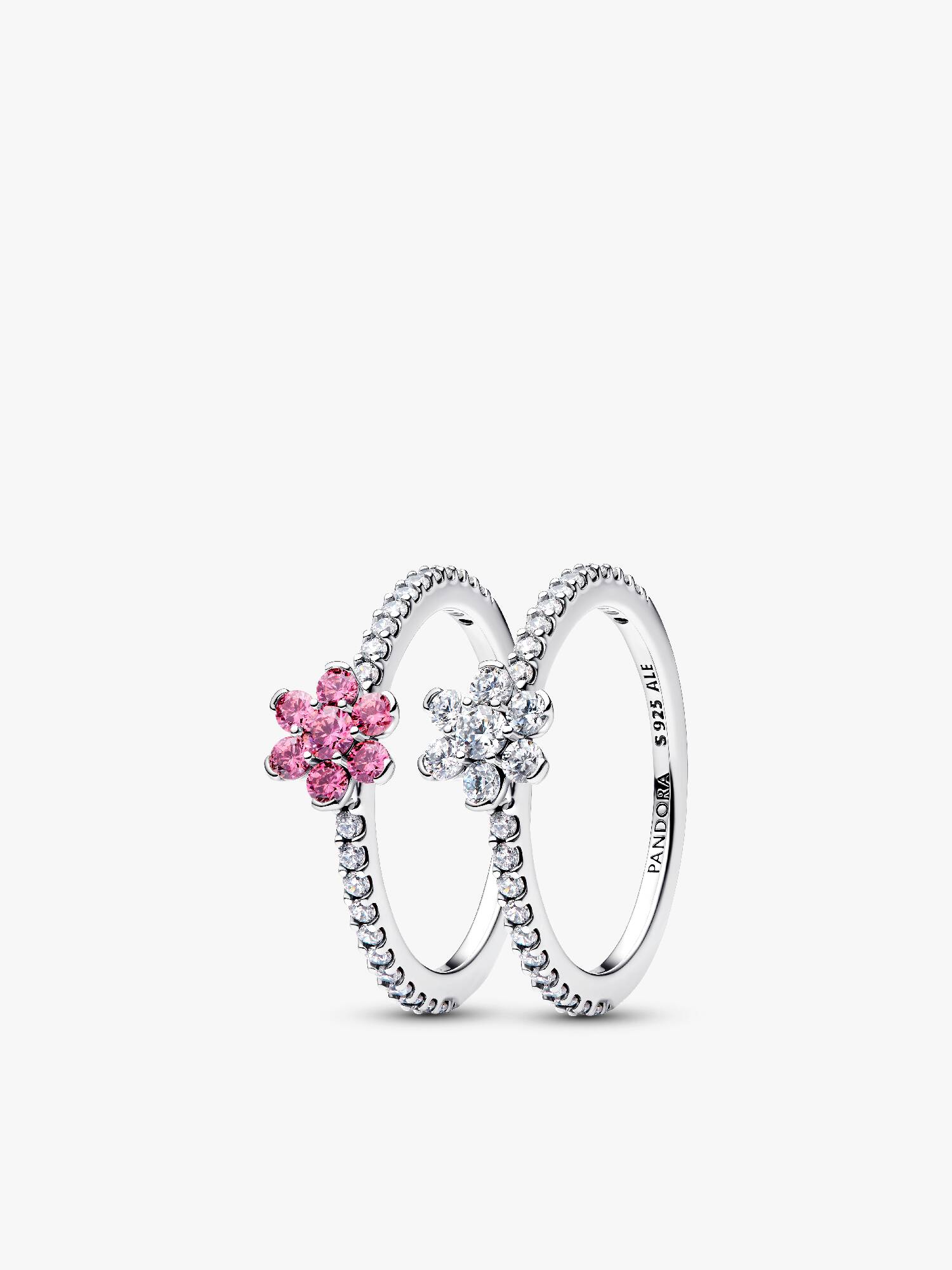 Conjunto de Anillos Amistad en Flor