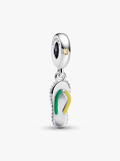 Charm colgante Flip Flop Pandora Plata Esterlina