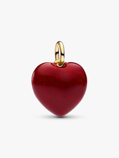 Charm Colgante Corazón Inflado Rojo