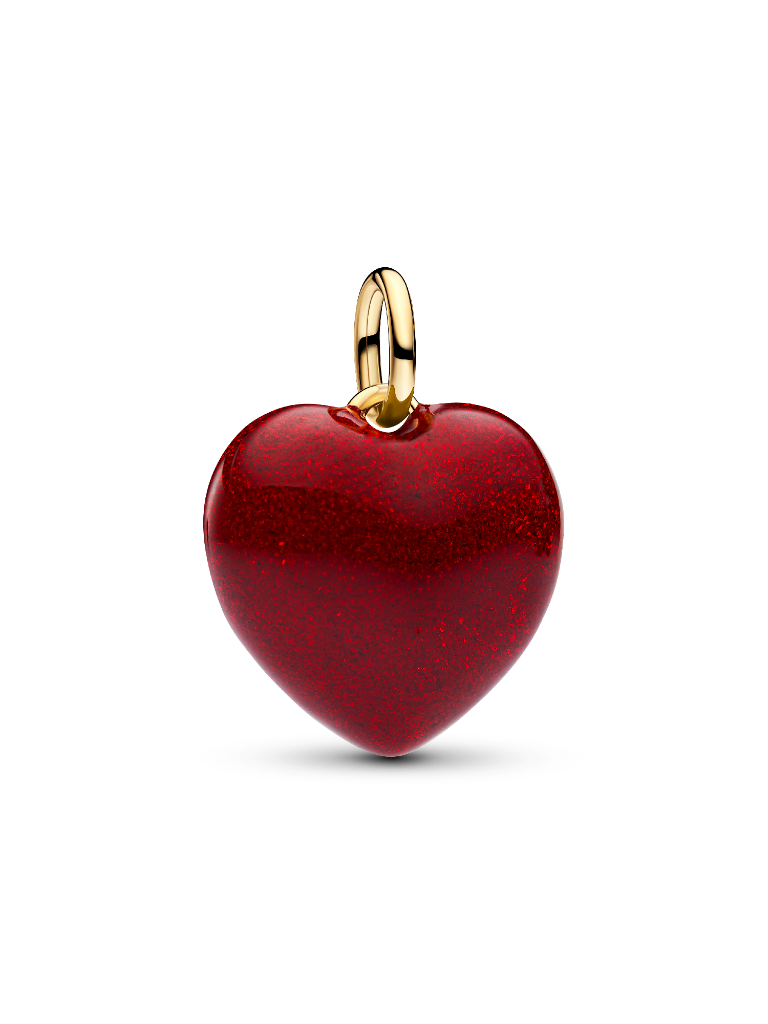 Charm Colgante Corazón Inflado Rojo