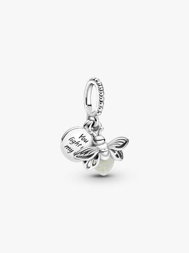 Charm Colgante Luciérnaga Que Brilla En La Oscuridad