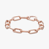Brazalete De Cadena De Eslabones Tres Conectores Recubrimiento en Oro Rosa De 14K Pandora Me 15.50 cm Brazalete De Cadena De Eslabones Tres Conectores Recubrimiento en Oro Rosa De 14K Pandora Me 15.50 cm